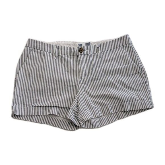 Old Navy Navy And White Striped Shorts Size 4 - Picture 1 of 6